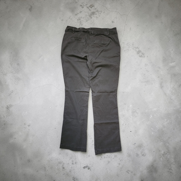 Maurices Black Straight-Leg Chinos with Button Waist - Picture 2 of 7